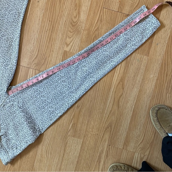 Paige verdugo ultra skinny cheetah gray denim jeans size 32 - Picture 8 of 8